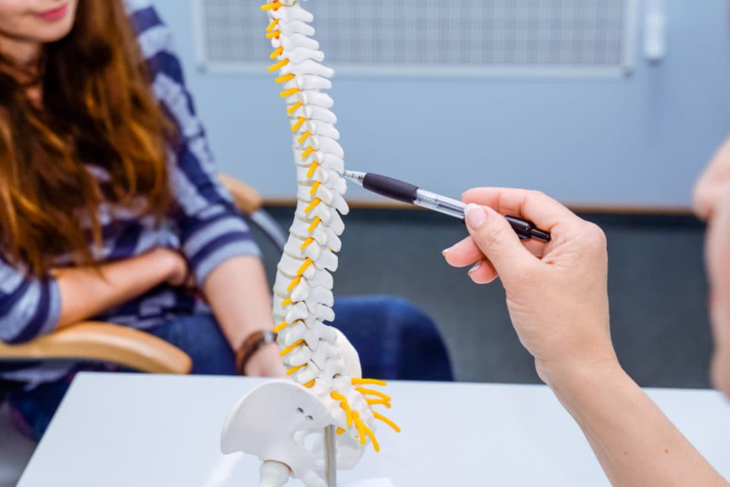 Chiropractic consultation at CornerStone Chiropractic in Minot, ND
