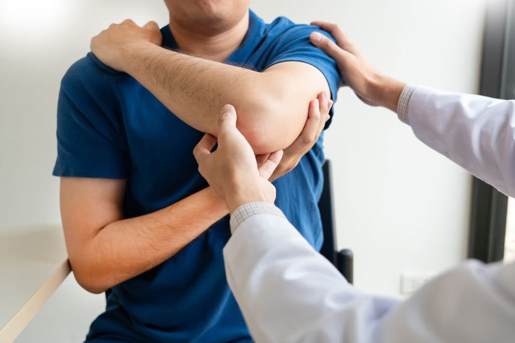 Chiropractic exam at CornerStone Chiropractic in Minot, ND