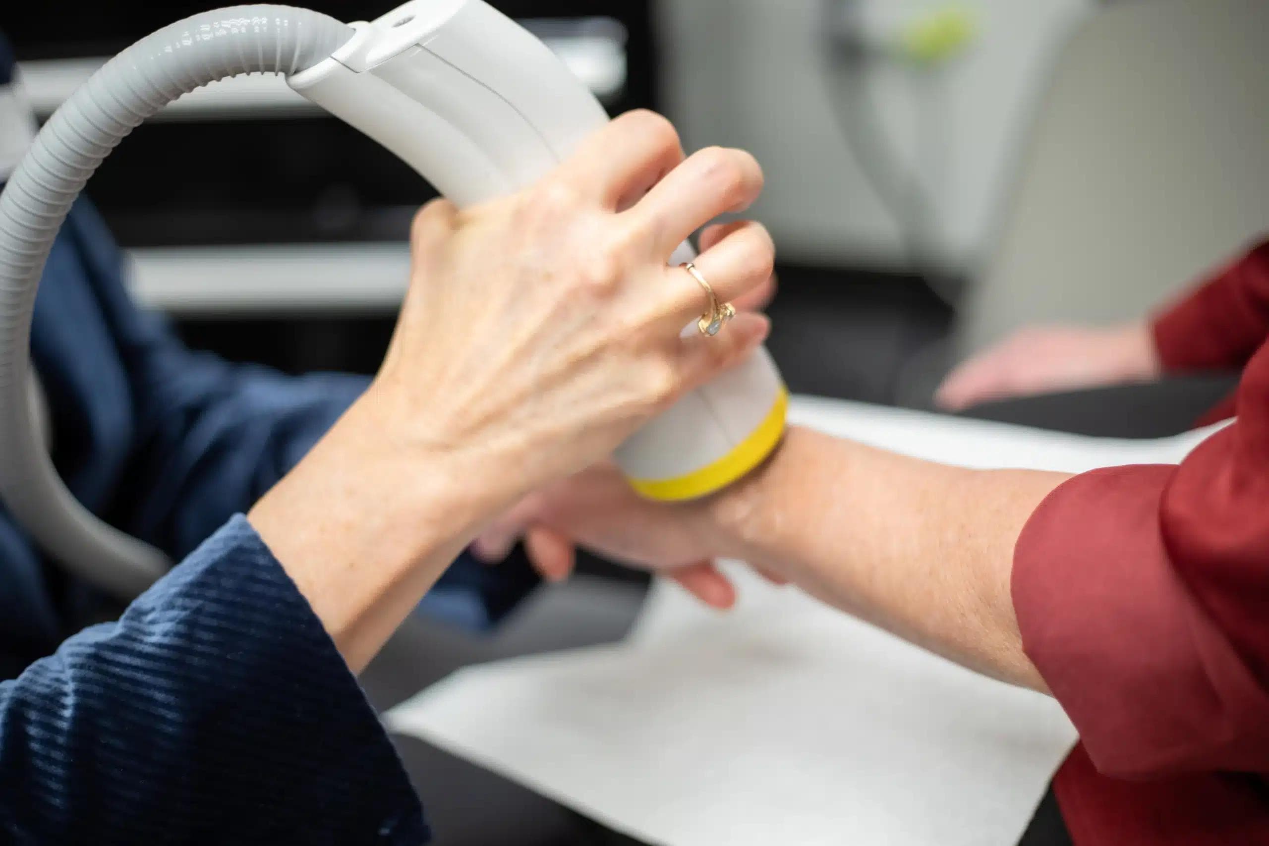 SoftWave tissue regenerative therapy treatment at CornerStone Chiropractic in Minot, ND