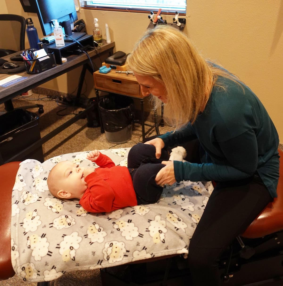 Preventative pediatric wellness care at CornerStone Chiropractic clinic in Minot, ND