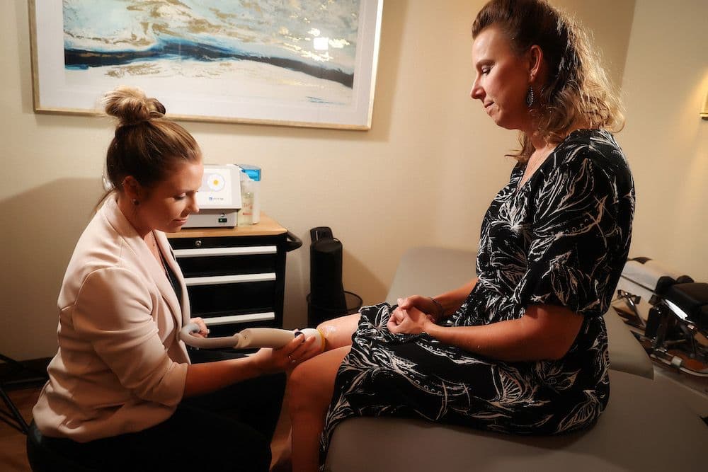 SoftWave shockwave therapy treatment in Minot