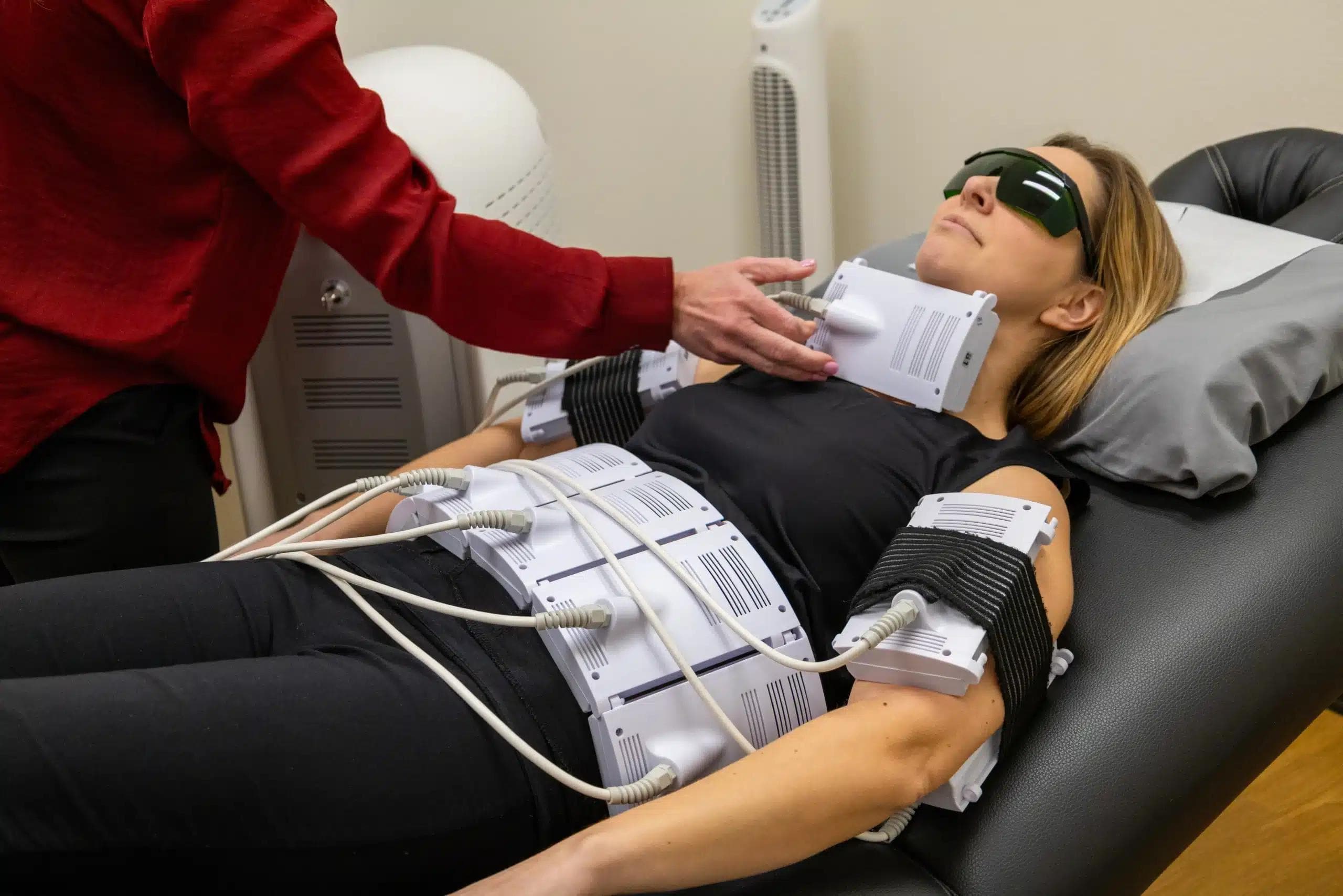 InvisaRed weight loss and fat reduction therapy at CornerStone Chiropractic clinic in Minot, ND